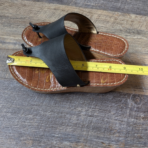 Black Wedge Sandals - Picture 10 of 10